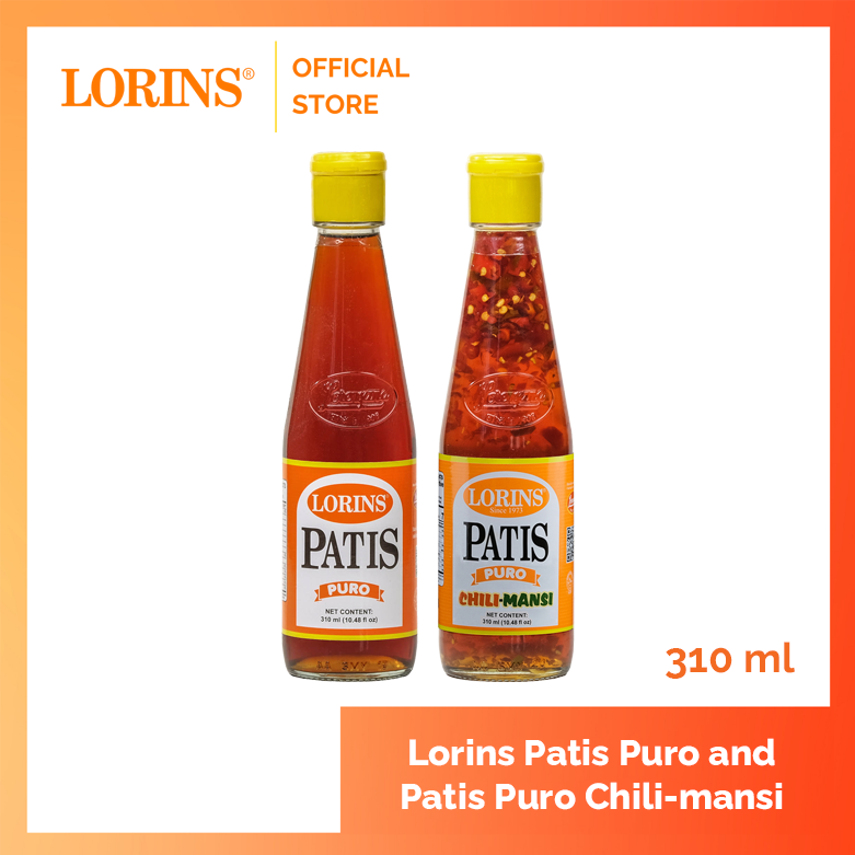 Lorins Patis Puro and Lorins Patis Puro Chili-mansi 310ml (set of 2 ...