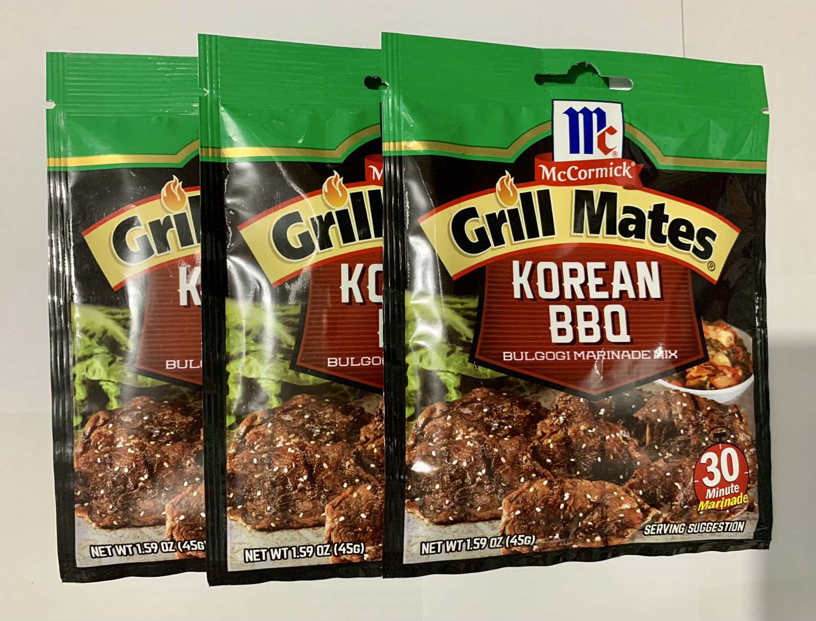 McCormick Grill Mates Korean BBQ 45g x 3pcs Lazada PH