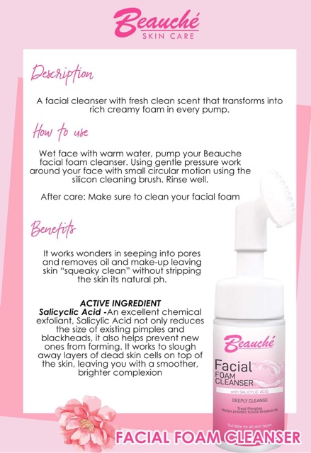 facial foam cleanser