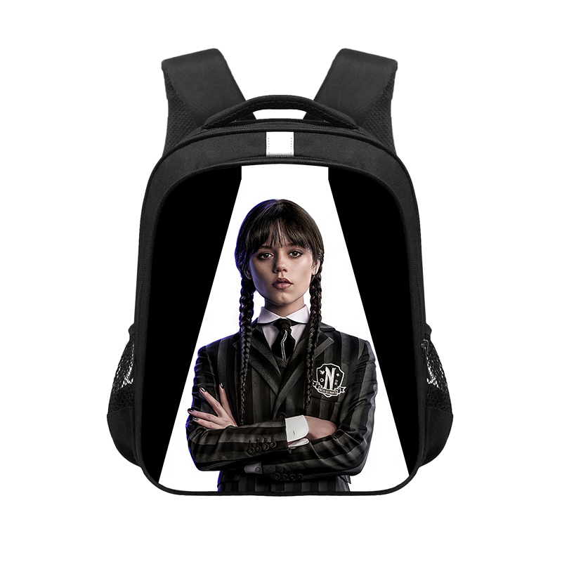 13 Inch Wednesday Addams and Enid Children School Bags Gothic Girls ...