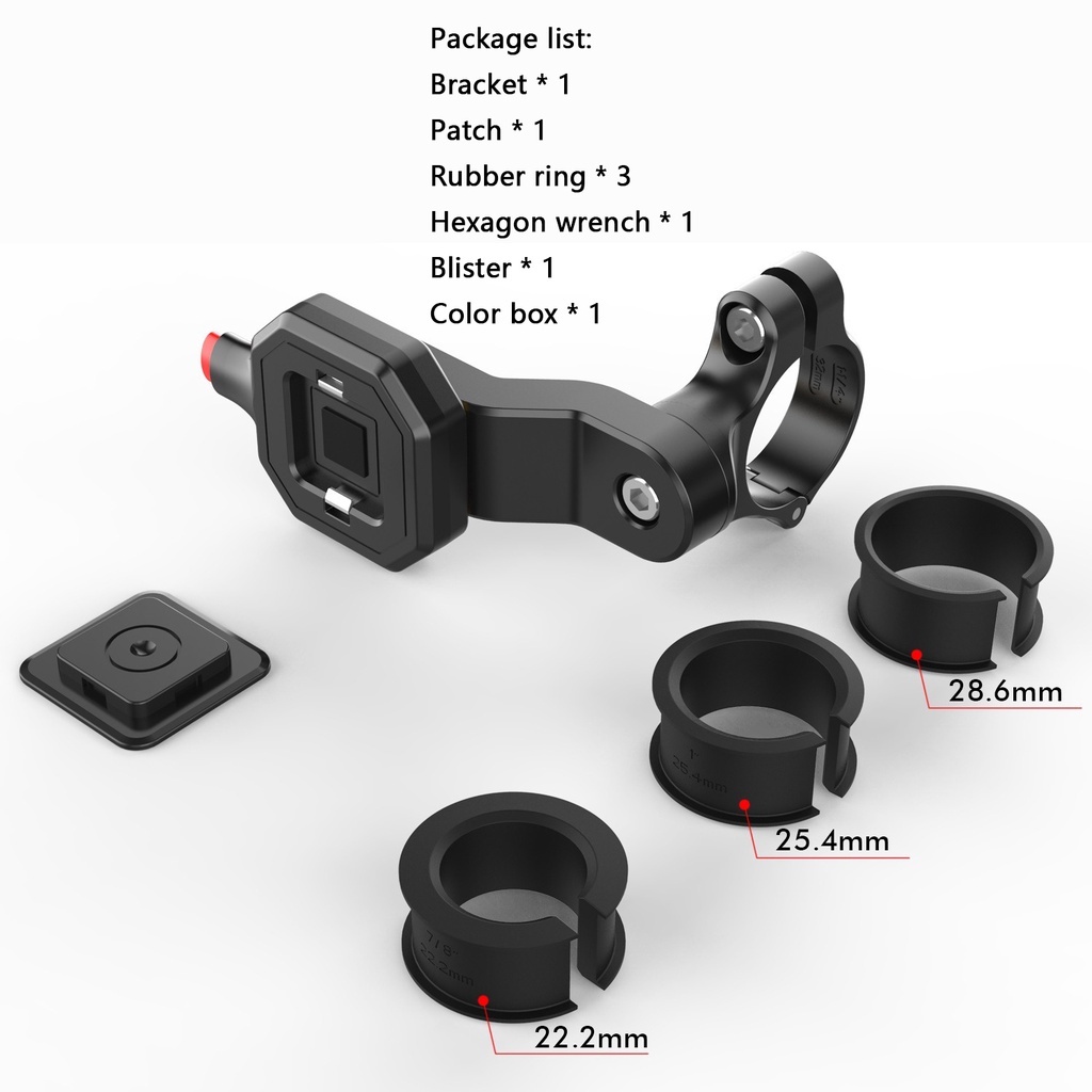 Motorcycle Clip Phone GPS Mount / Bicycle Smartphone Stand / Bicycle