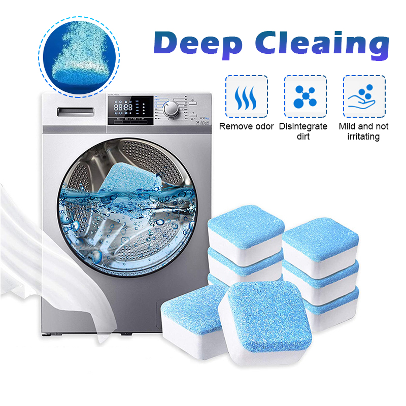 12pcs Washing Machine Cleaner Antibacterial Descaler Washer Home ...