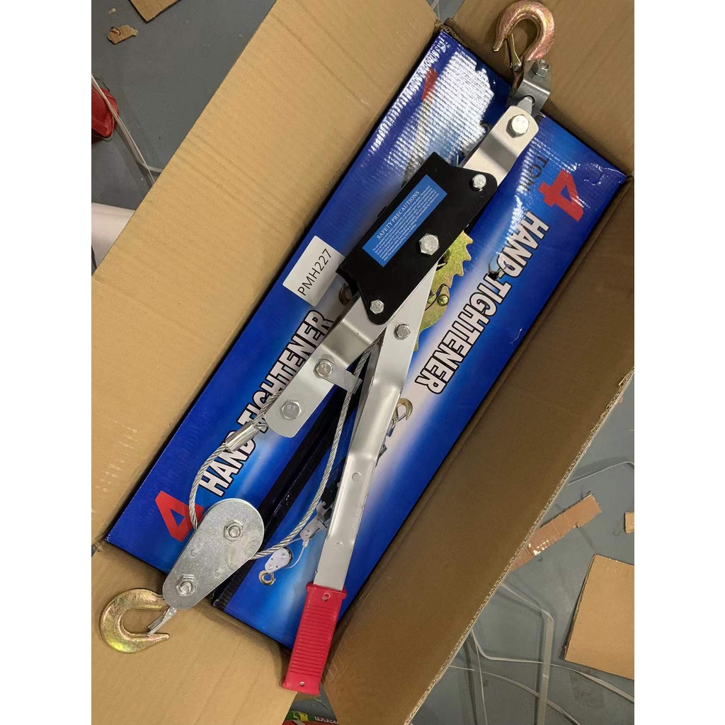 Superior quality DOUBLE HOOK TIGHTENER HAND PULLER PAT GRIP RATCHET