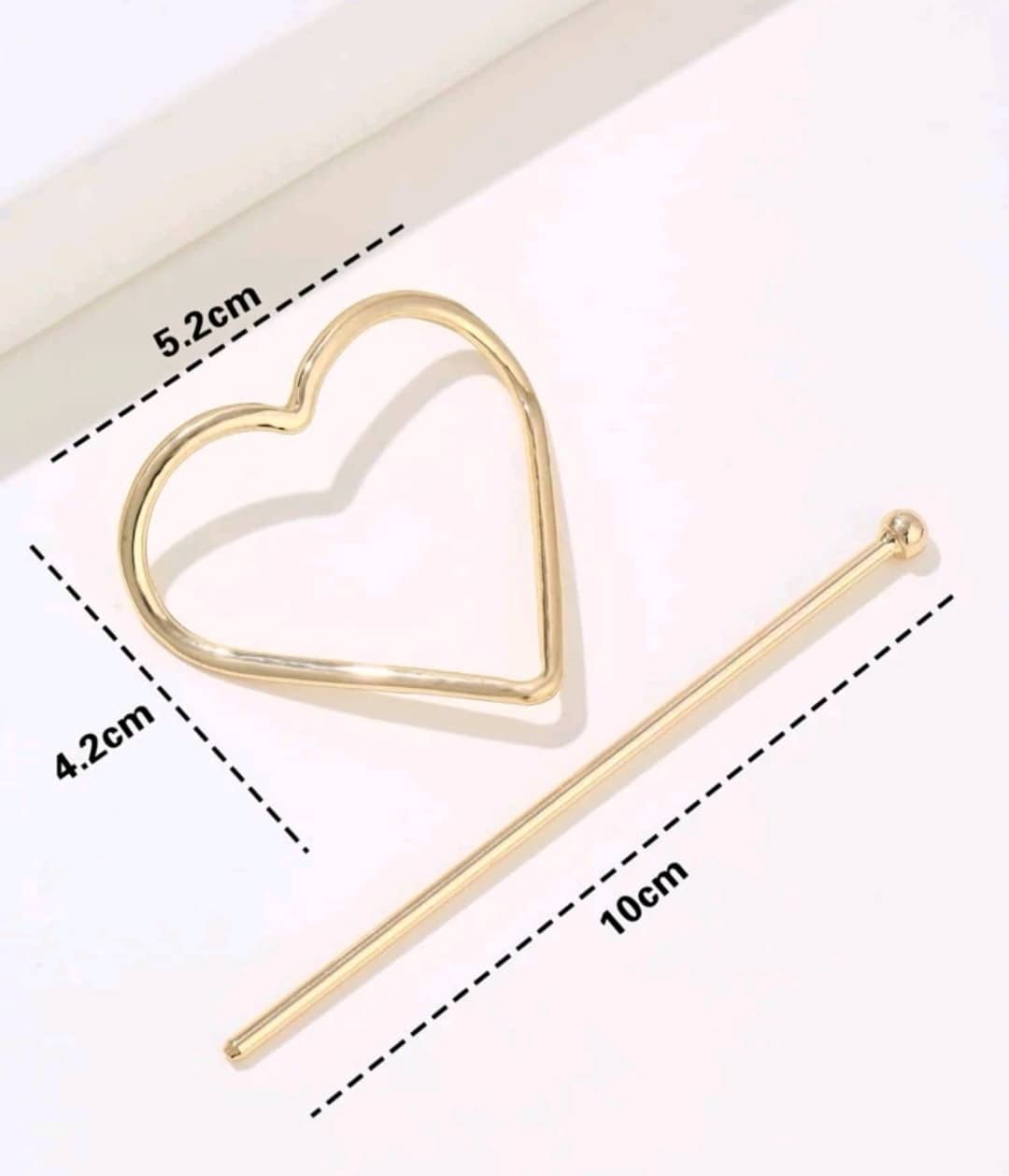 Heart Shape Ponytail Hair Clip Hair Accessories Minimalist Simple Plain -  actual photo - excellent quality - from abroad - made of imported materials  Price : 99 Sale price: 59 | Lazada PH