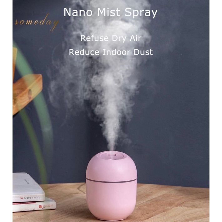 Mini 250ML Portable Air Humidifier Home Essential Oil Diffuser USB ...