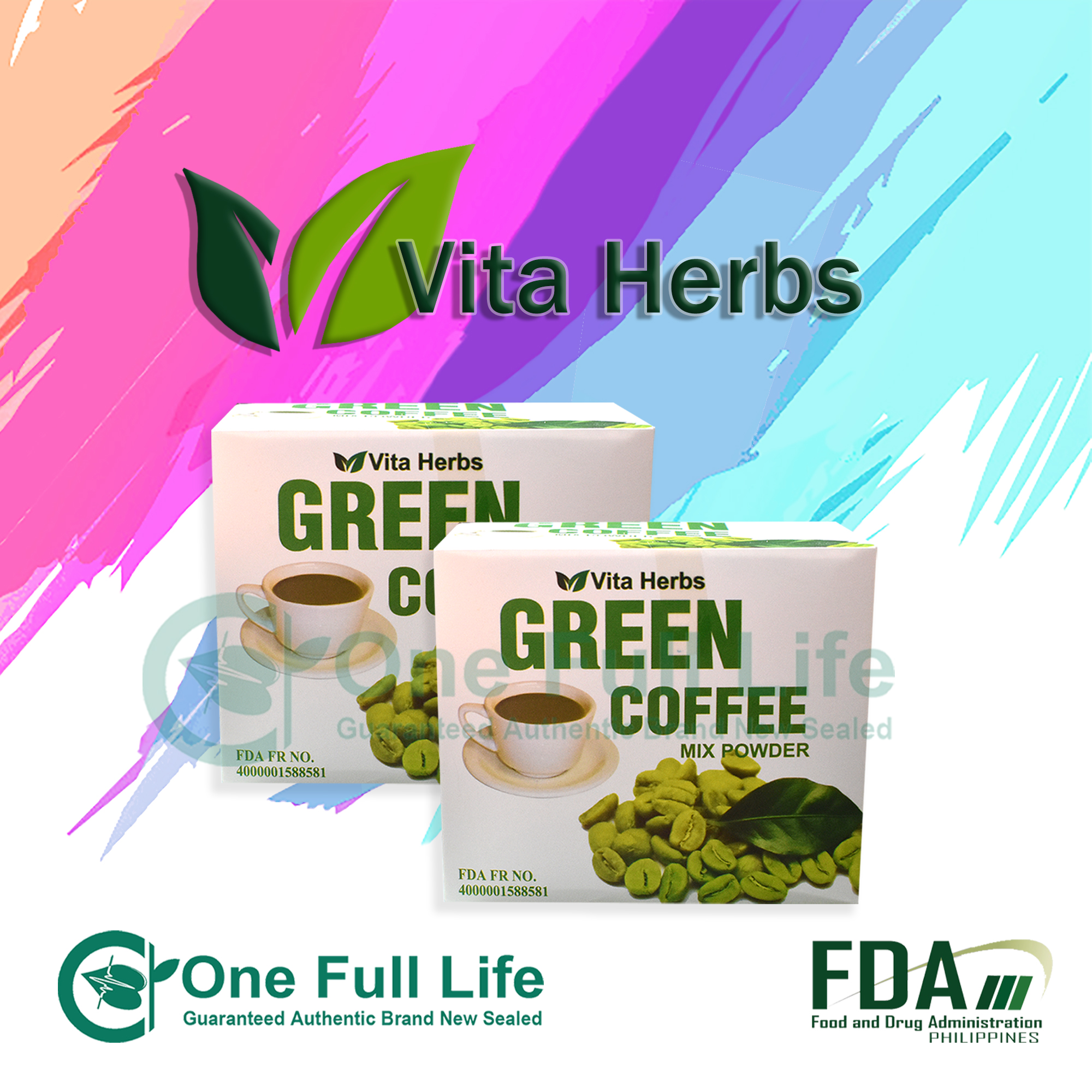Vita Herbs GREEN Coffee x 2 BOXES Lazada PH