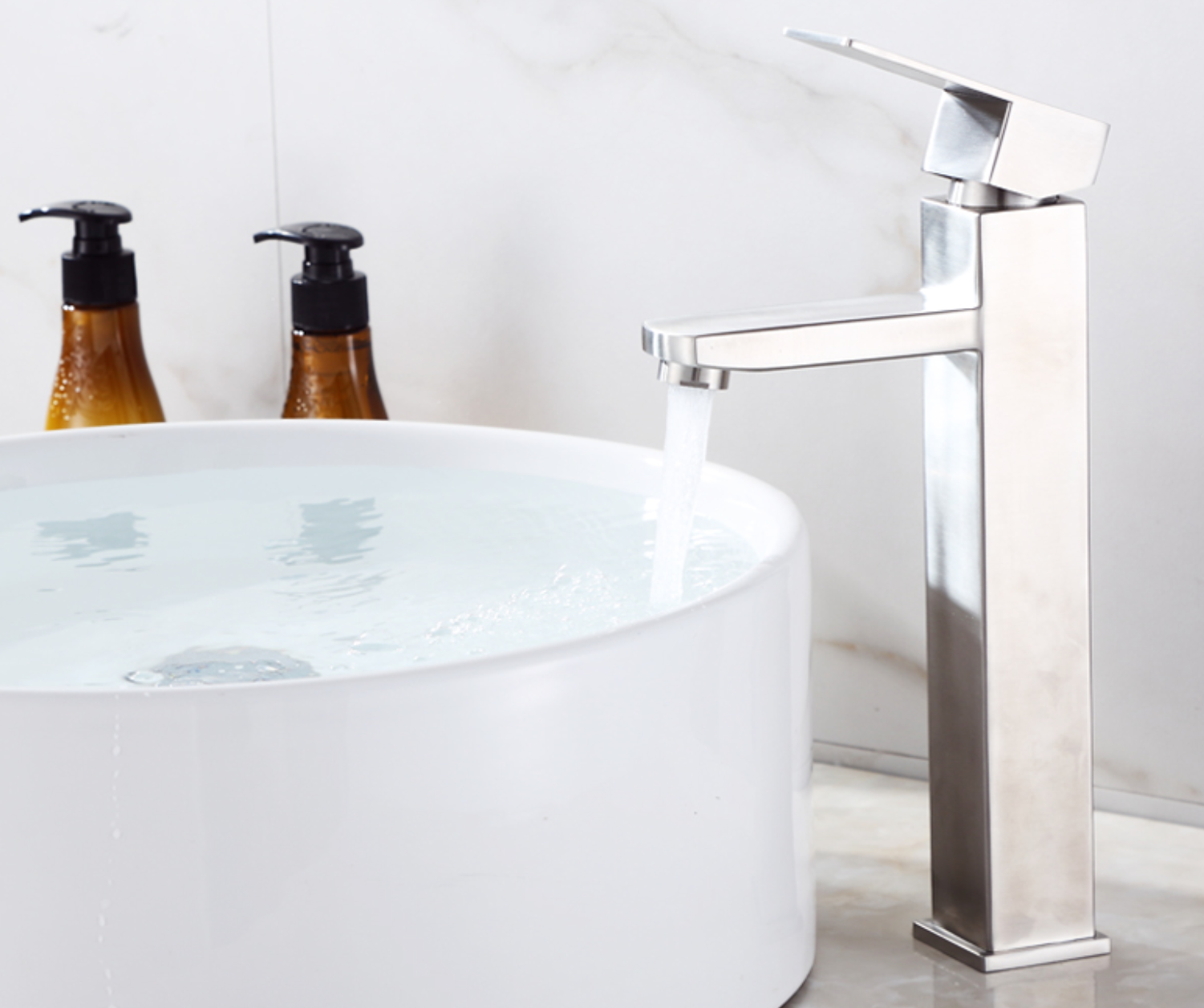 304 STAINLESS HOT AND COLD SMALL OR TALL SQUARE LAVATORY FAUCET Lazada PH