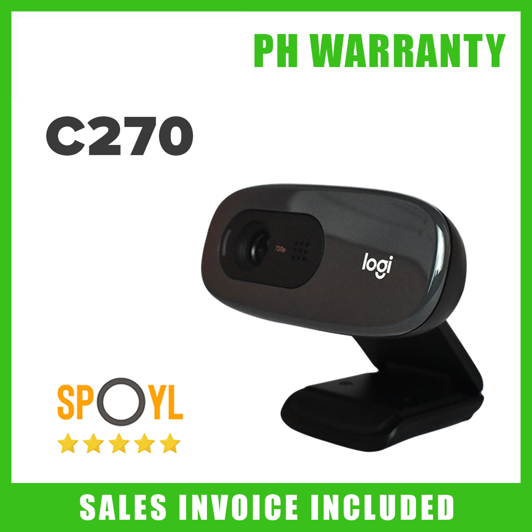 Andragende sfære Uddybe Logitech C270I / C270 IPTV HD Webcam C270 (Black) - Spoyl Store | Lazada PH