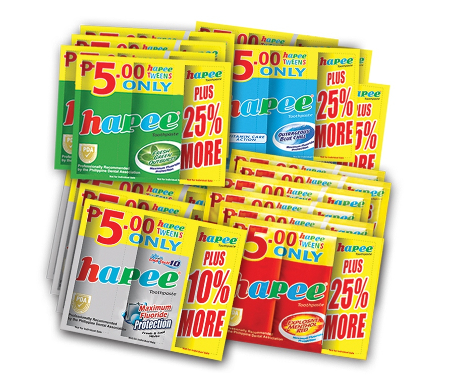 hapee toothpaste sachet price