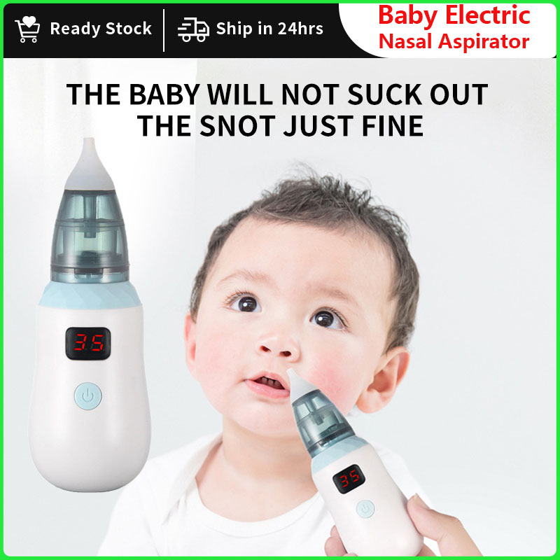 Newborn Nasal Aspirator Electric USB Rechargeable Nose Cleaner Safety
