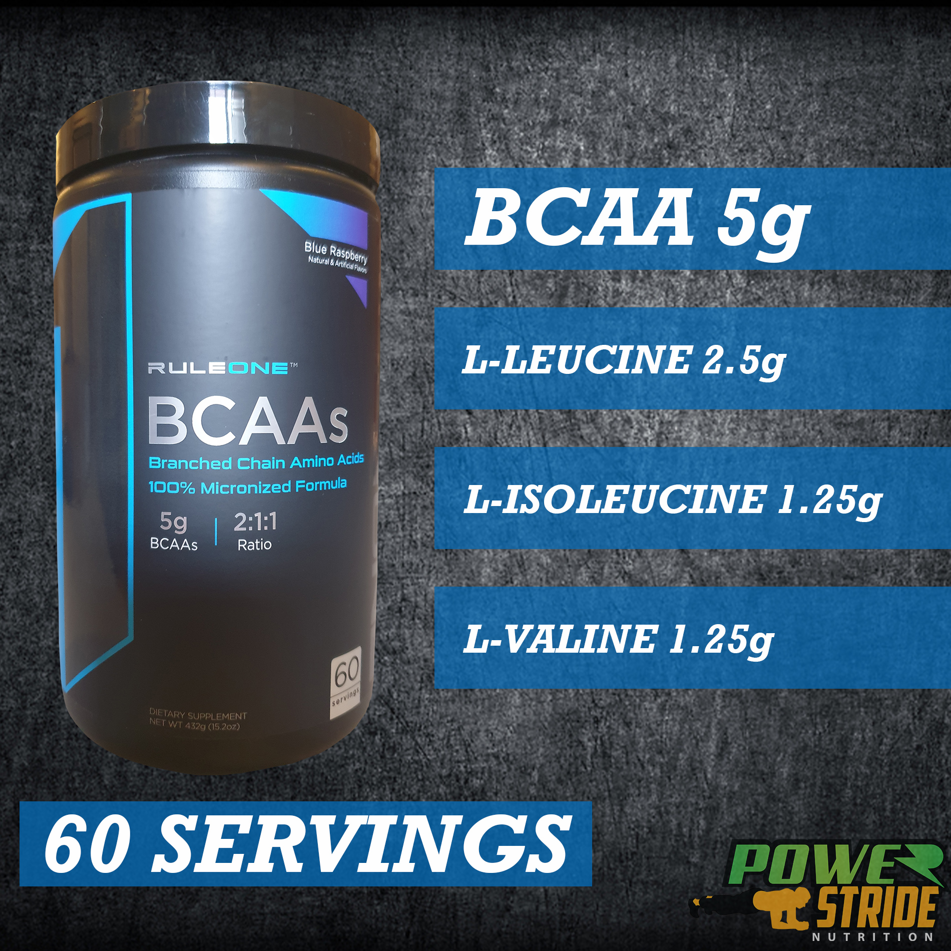 Rule 1 BCAA (60 Servings) Multiple Flavours Lazada PH