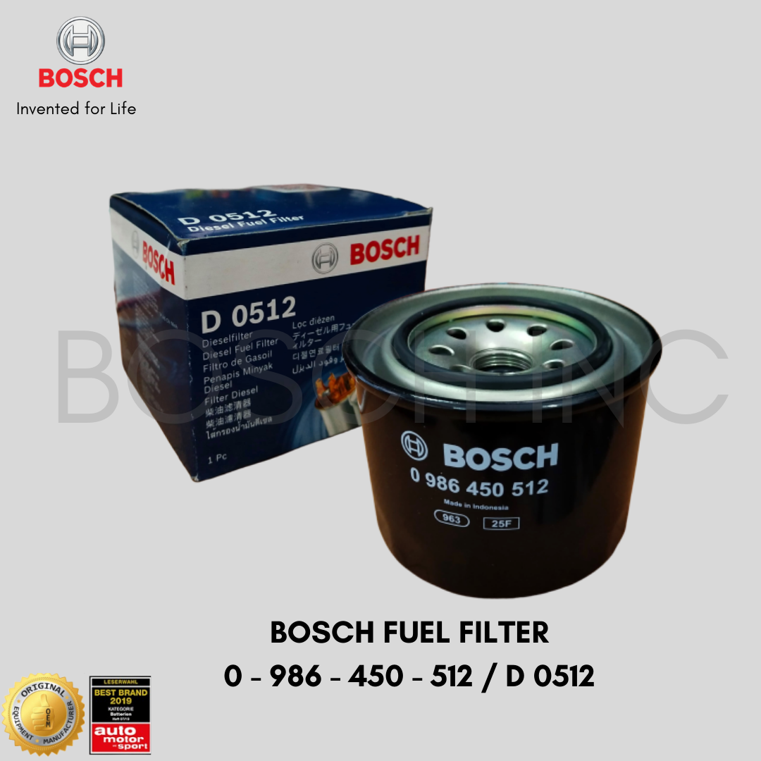 Bosch Diesel Fuel Filter D0512 for Mitsubishi (4D30) Lazada PH