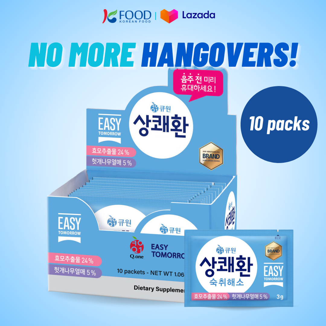 Q.One] Easy Tomorrow Hangover Relief (10 Packets) – Gochujar