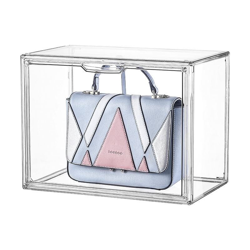 Acrylic Magnetic Lady's Bag Organizer Stacking Custom Logo Oem Handbag  Storage Box For Bags Collecting - Buy Handbag Storage Box,Bag  Organizer,Acrylic