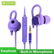 BAVIN P11 In-Ear Earphones with Anti Fall Design and Noise Reduction