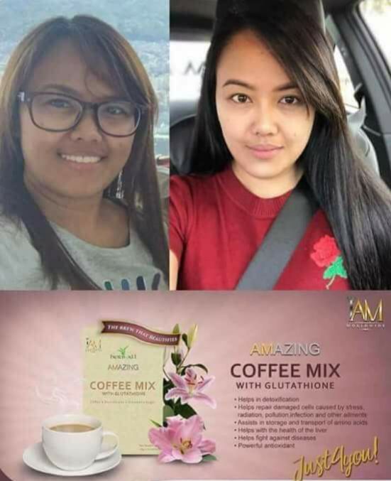 Original Amazing Coffee Mix with Glutathione ( 10 sachets/box ) Antioxidant  Whitening Coffee powder + Stevia Detoxify for Skinny body All Natural / Non  Acidic FDA Approved / Organic Instant Coffee - Lazada | Lazada PH