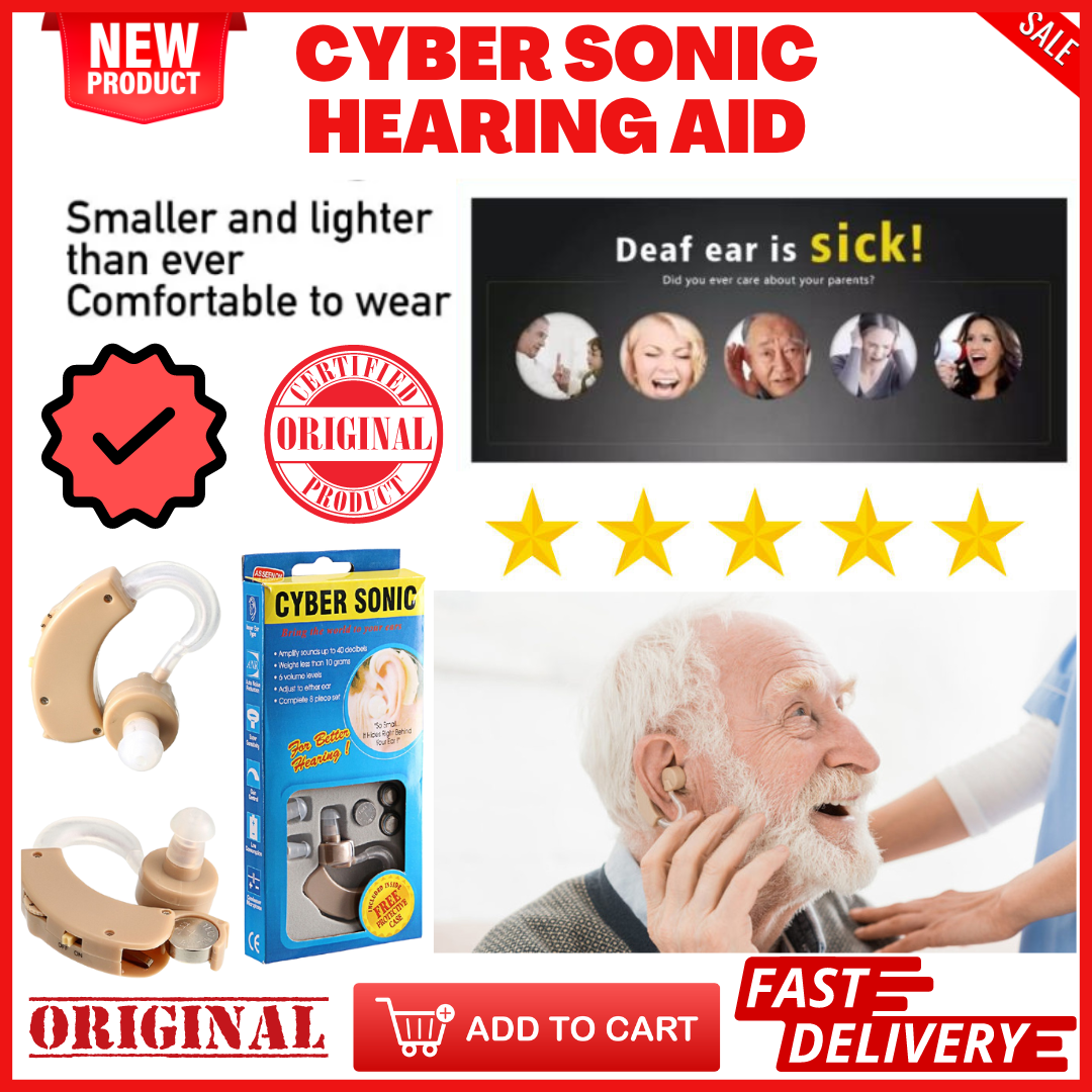 ️Original and Best Quality Cyber Sonic Hearing Aid Personal Sound