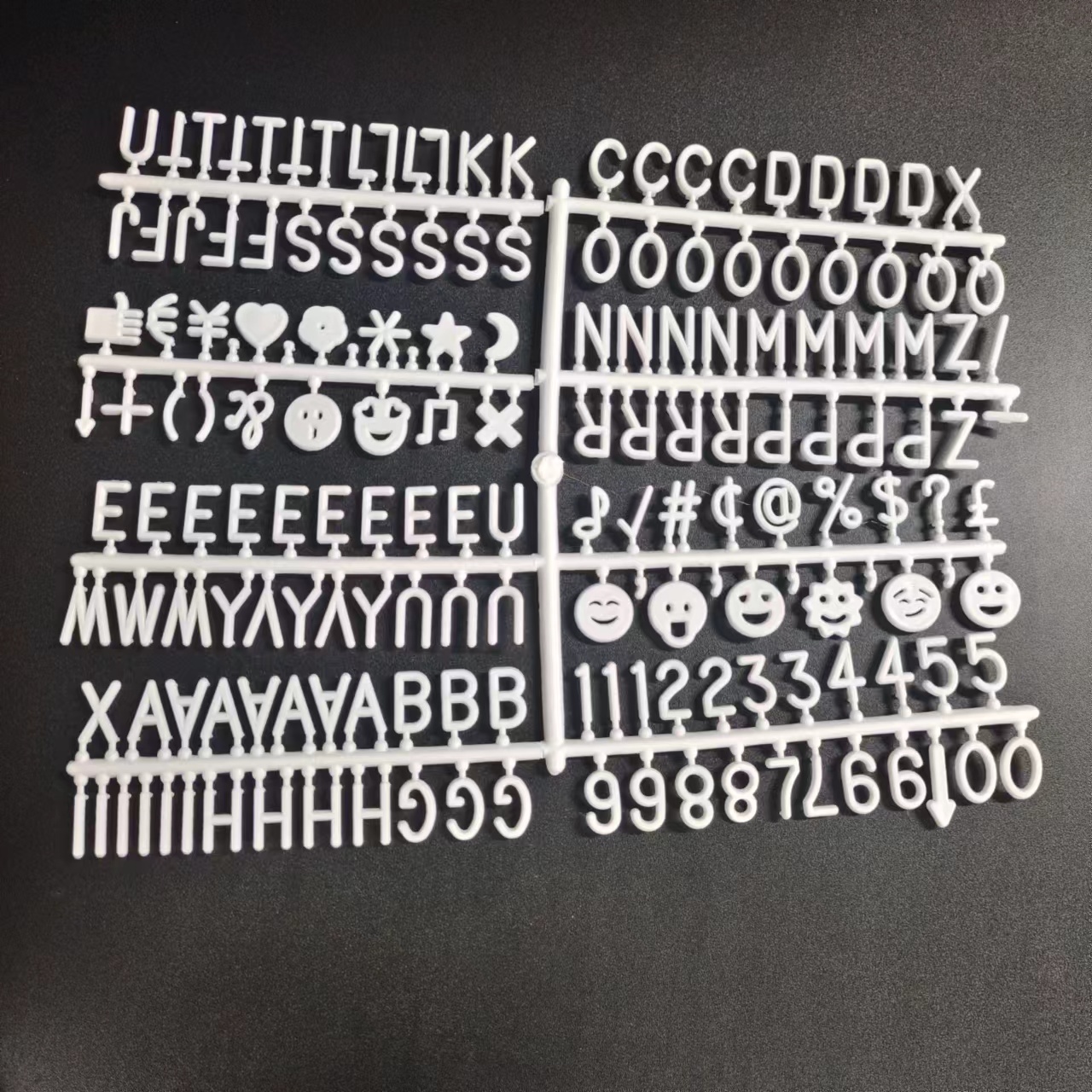 Round Felt Letterboard Oak Wood Message Board Plastic Letters Easel