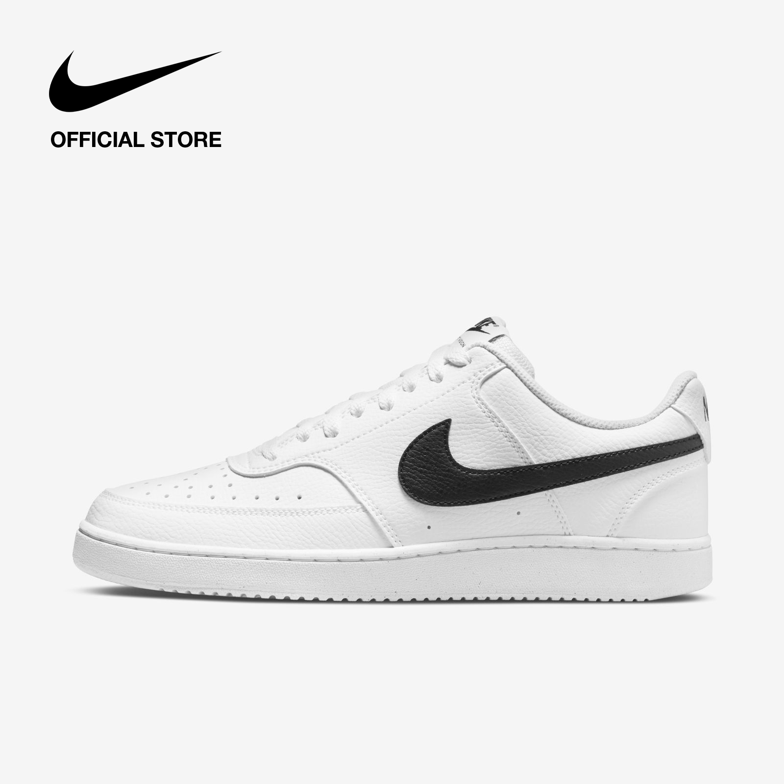 mens nike court vision low white