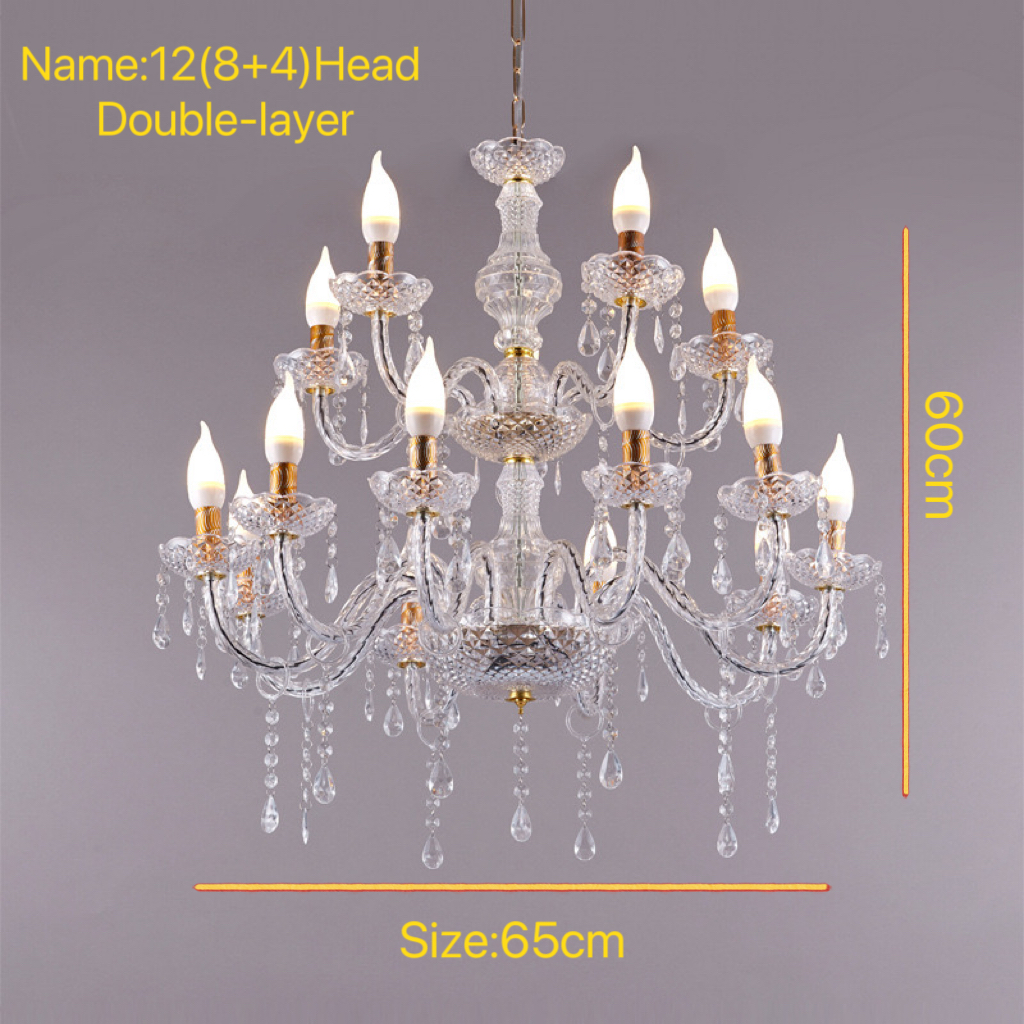 Crystal Chandelier Ceiling Lamp Nordic Led Chandelier Wedding Decoration Crystal Lamp Corridor