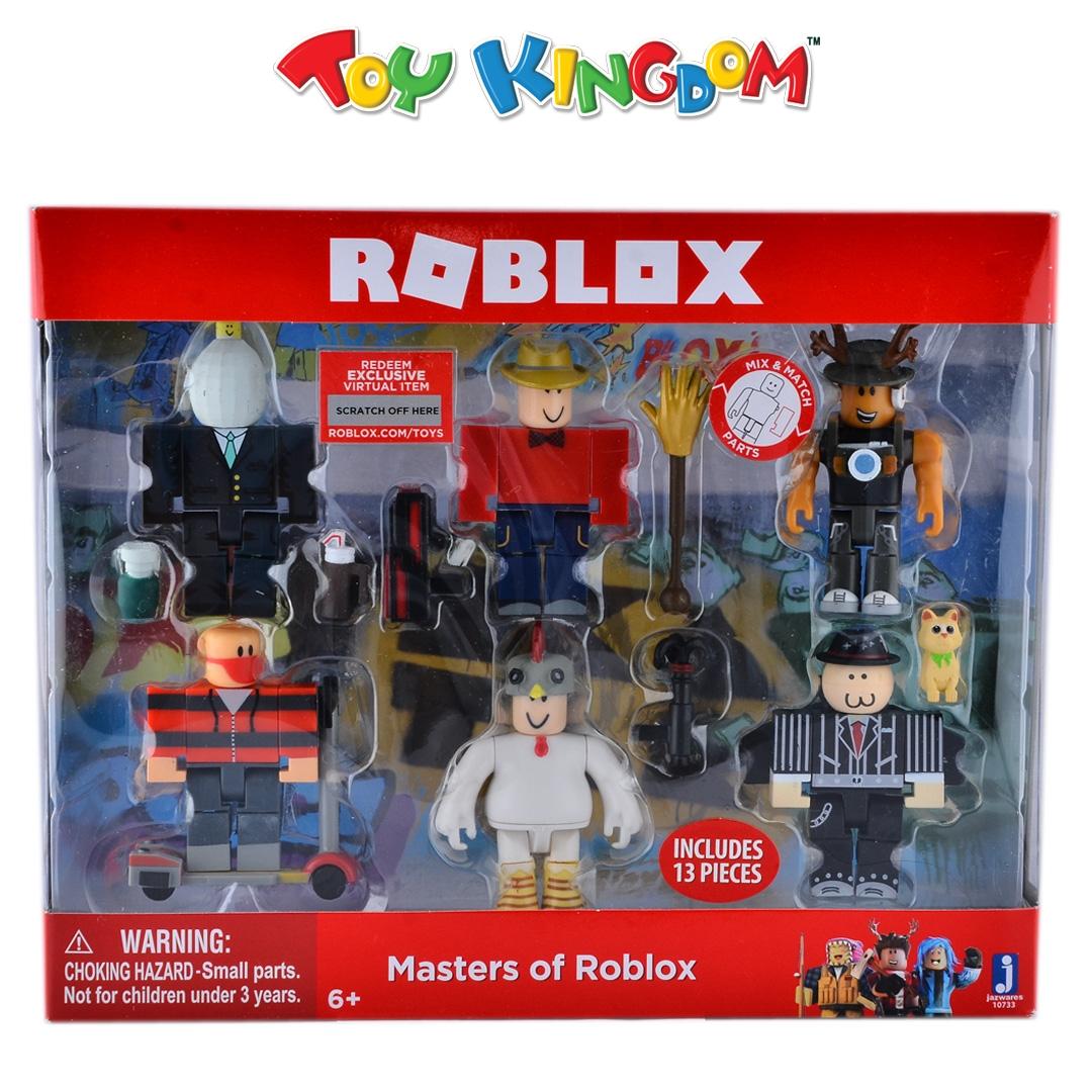 Roblox Masters Of Roblox 6 Figure Pack For Kids - details about roblox masters of roblox 6 figure pack virtual item code brand new