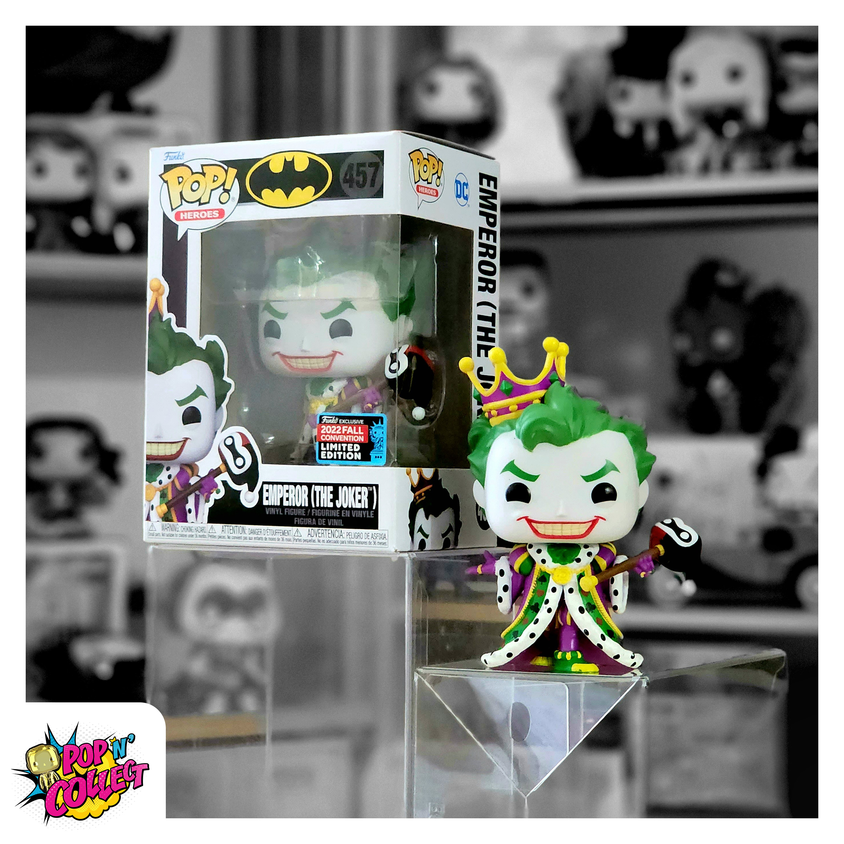 Funko Pop - Emperor Joker NYCC 2022 Fall Convention Exclusive Pop! Vinyl w/  Free Protector (Sold by Pop N' Collect)