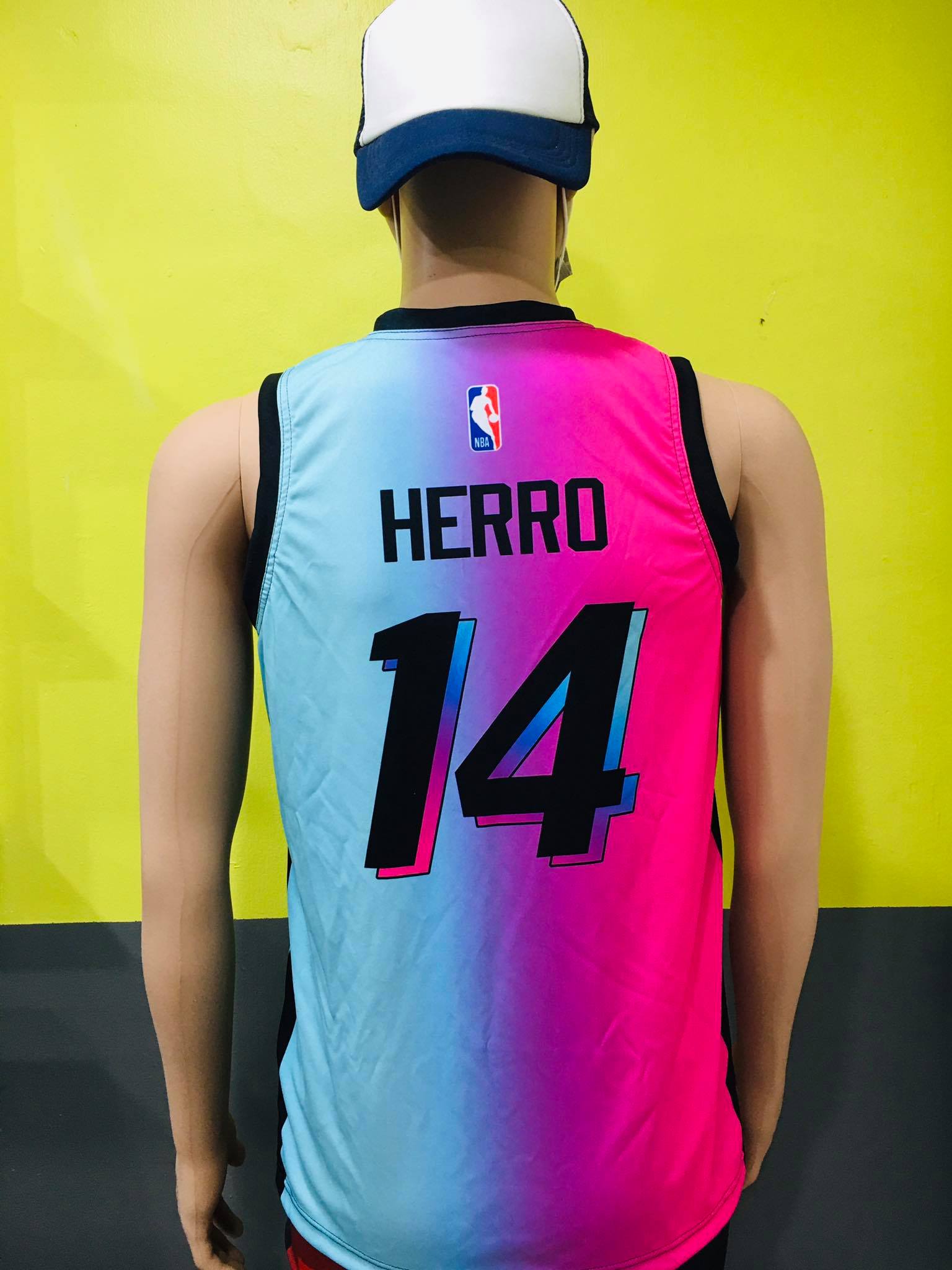 NBA DESIGN - FULL SUBLIMATION JERSEY - MIAMI HEAT - (BLUE-PINK)