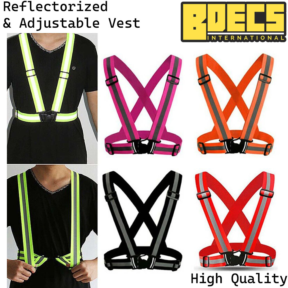 Reflectorized Vest Garterized Safety Vest for Outdoor and Indoor ...