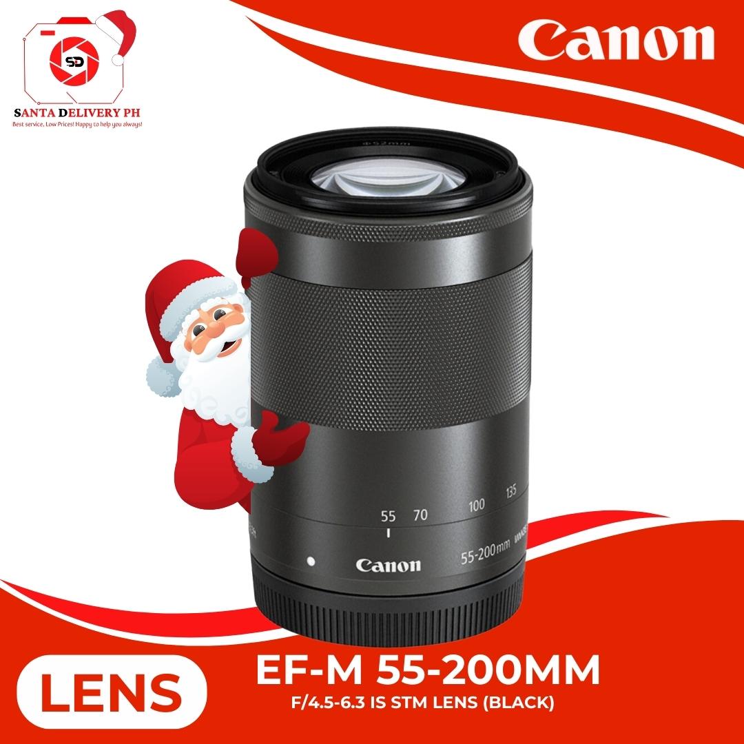 Canon EF-M 55-200mm f/4.5-6.3 IS STM Lens (Black) - Lazada | Lazada PH
