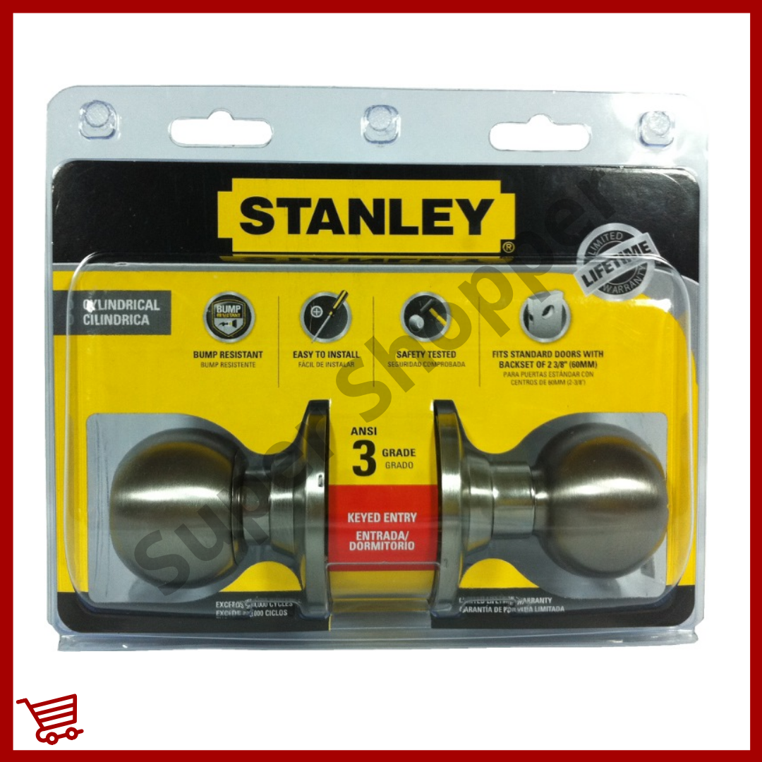 Authentic Stanley Lock Set Door Knob with 3 keys Lazada PH