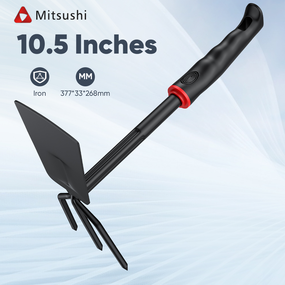 Mitsushi Combination Hoe & Fork 2 in 1 Professional Garden Tool Camping