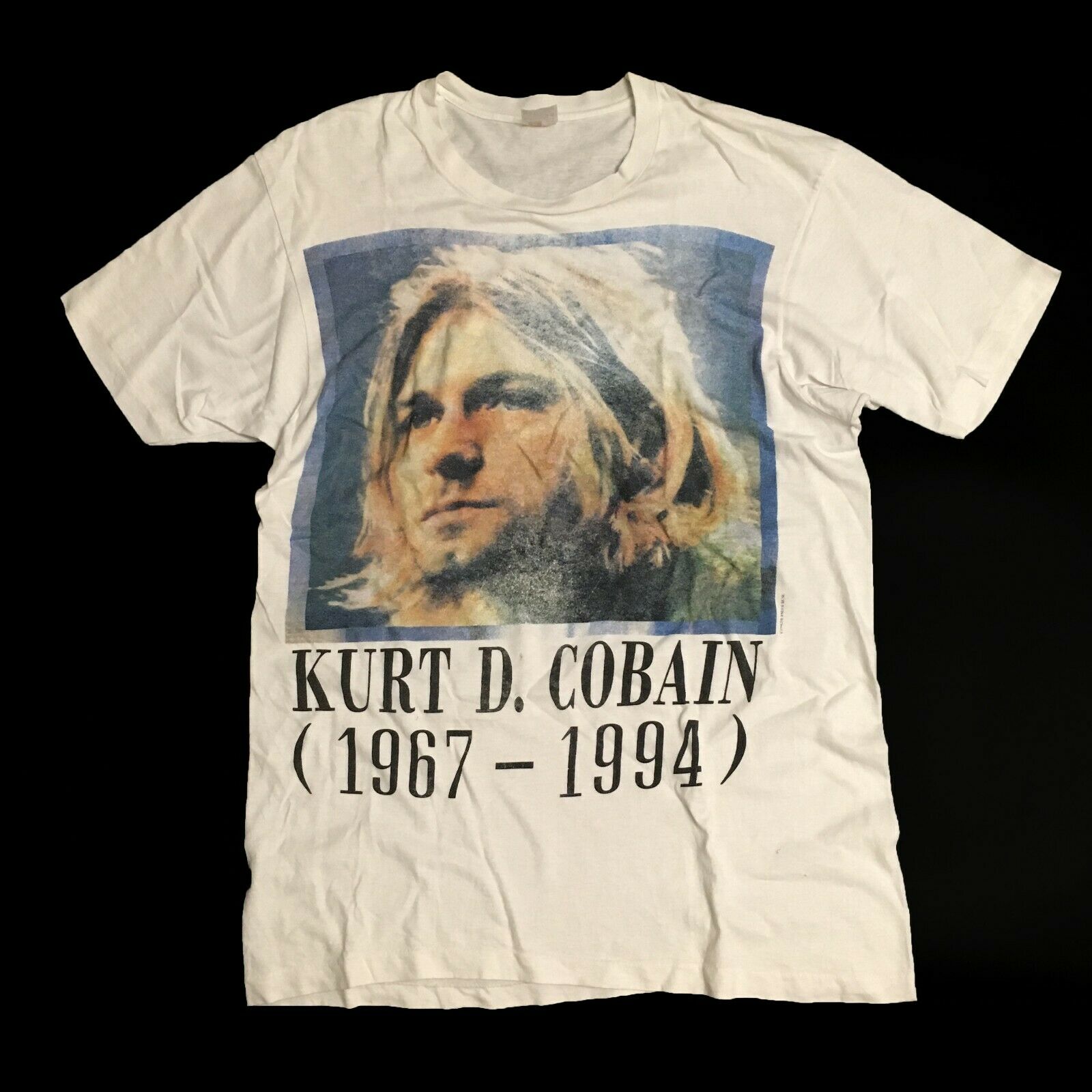T Shirt For Men/Vintage 90S Kurt Cobain 1967-1994 T Shirt Nirvana Fear Of  God Rock Band Tee (1Pcs) | Lazada Ph