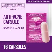 Lactezin 100mg Anti-Acne 16 capsules