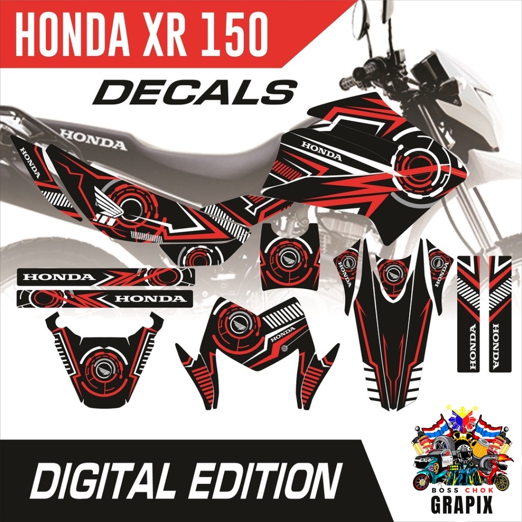 Honda XR150L Full Body Decals Sticker Free Random Stickers Lazada PH