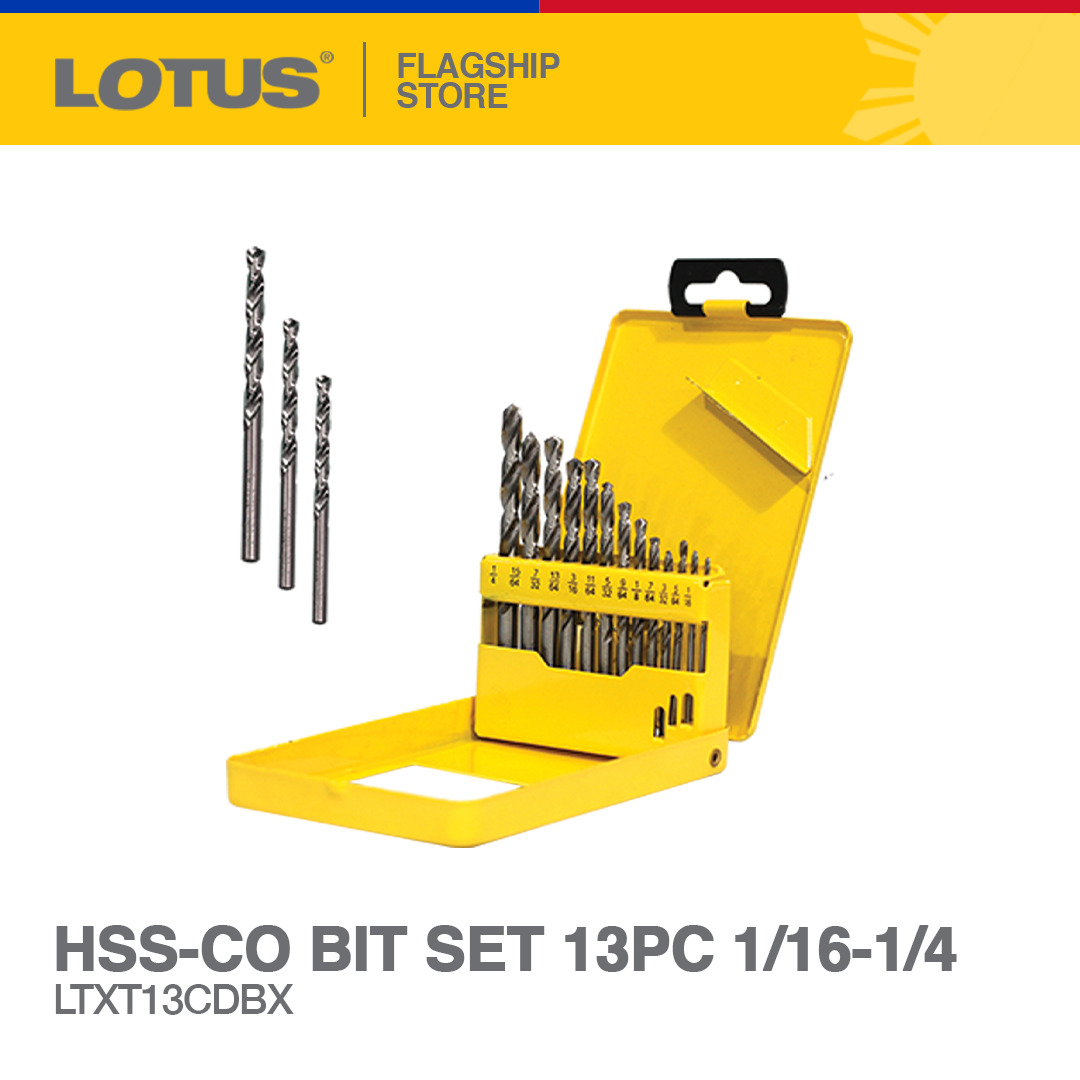 Lotus HSS-CO Bit Set - Drill Accessories | Lazada PH