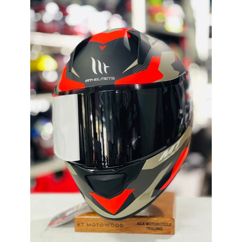 MT STINGER G TRACKER Fullface Helmet with Spare Visor Lazada PH