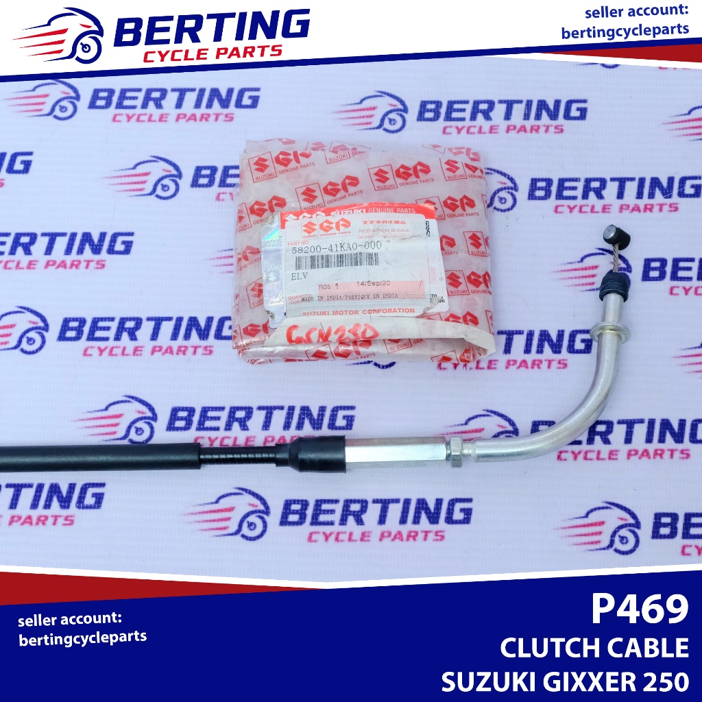 SGP CLUTCH CABLE Suzuki Gixxer 250 Genuine 5820041KA0000 Lazada PH