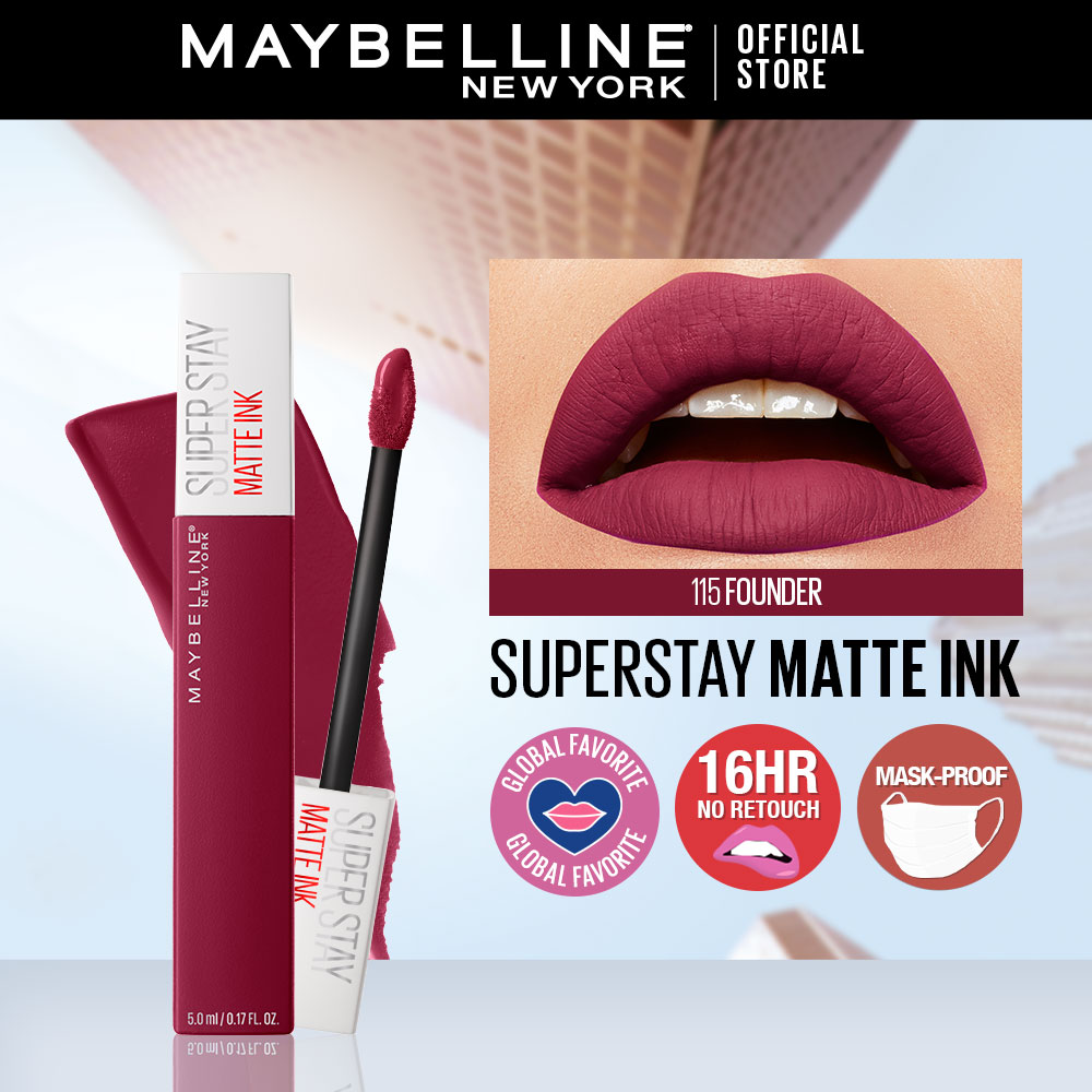 Maybelline Superstay Matte Ink Lip Color - 115 Founder - 0.17 Fl