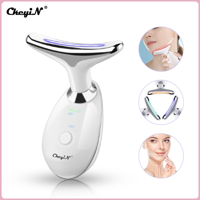 CkeyiN Professional Neck Massager Beauty Neck Instrument Face Firm Lift ...