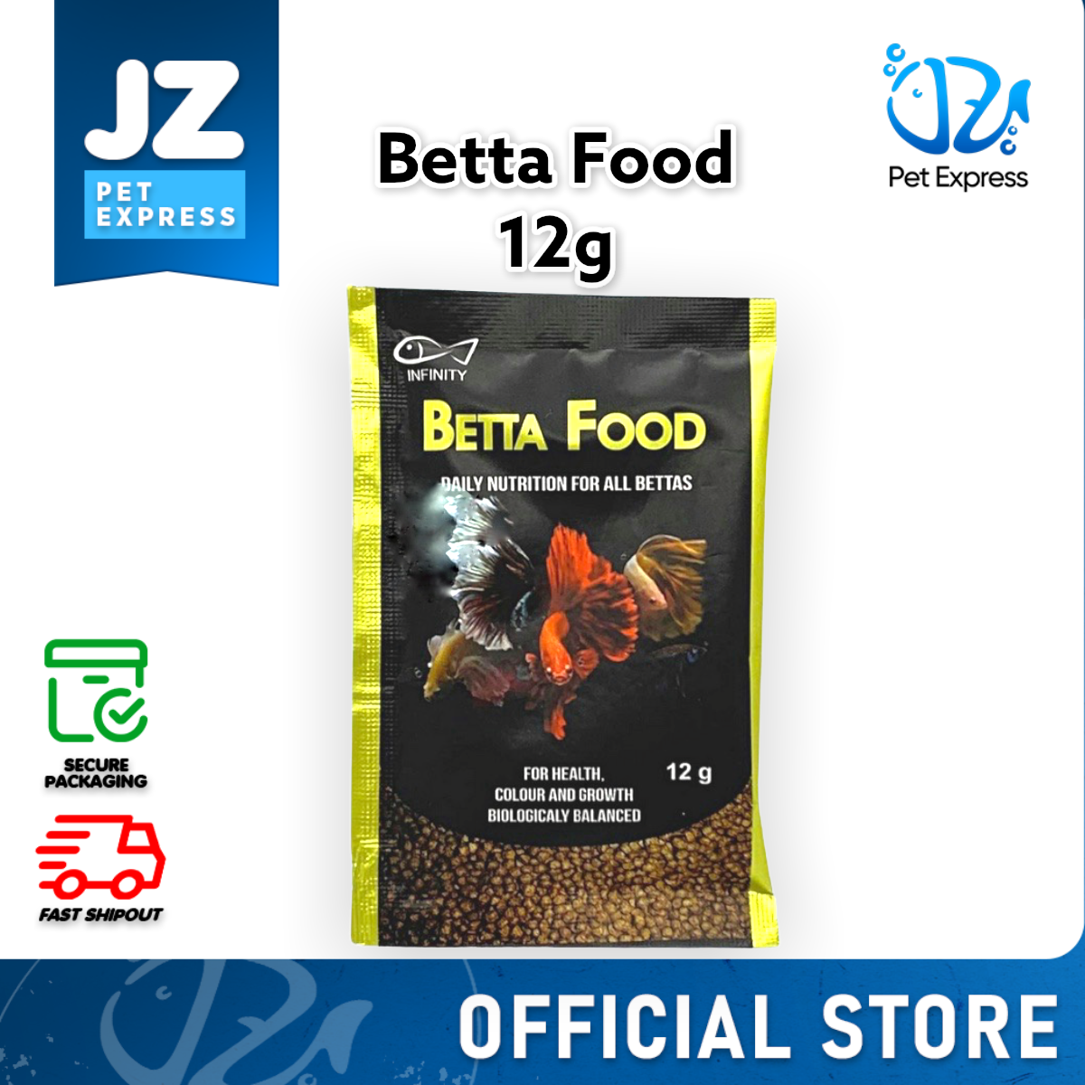 Infinity Betta food daily nutrition for all bettas Lazada