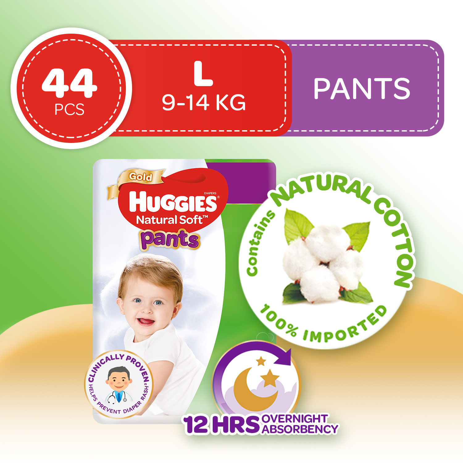 huggies natural soft pants