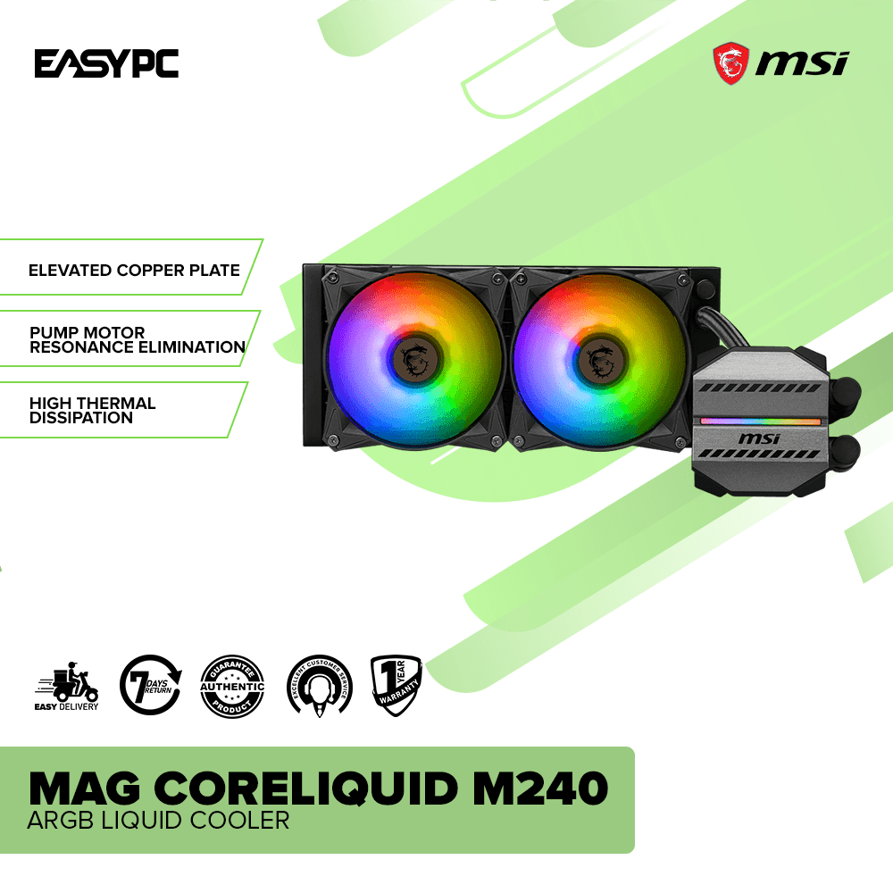 MSI MAG CORELIQUID M360 / M240 ARGB Liquid Cooler CPU