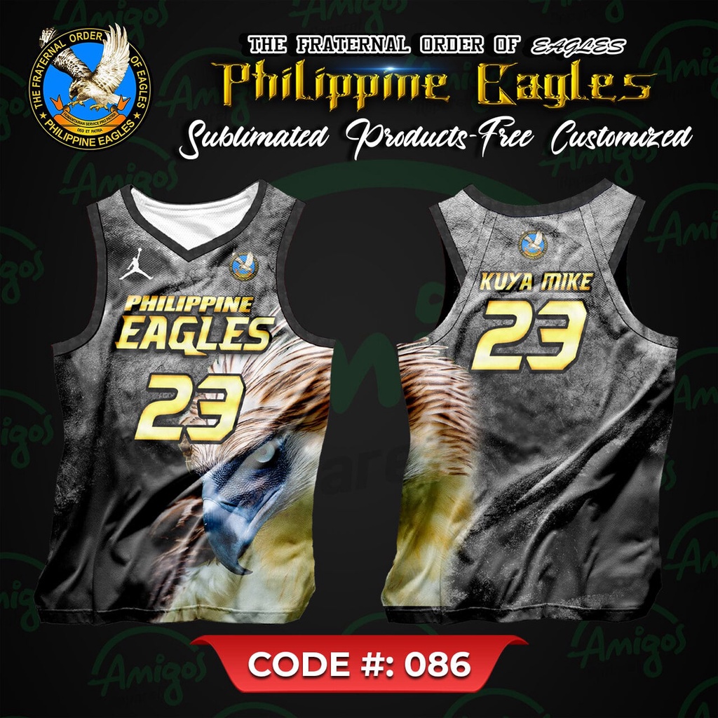 Sublimated Basketball Jersey Eagle