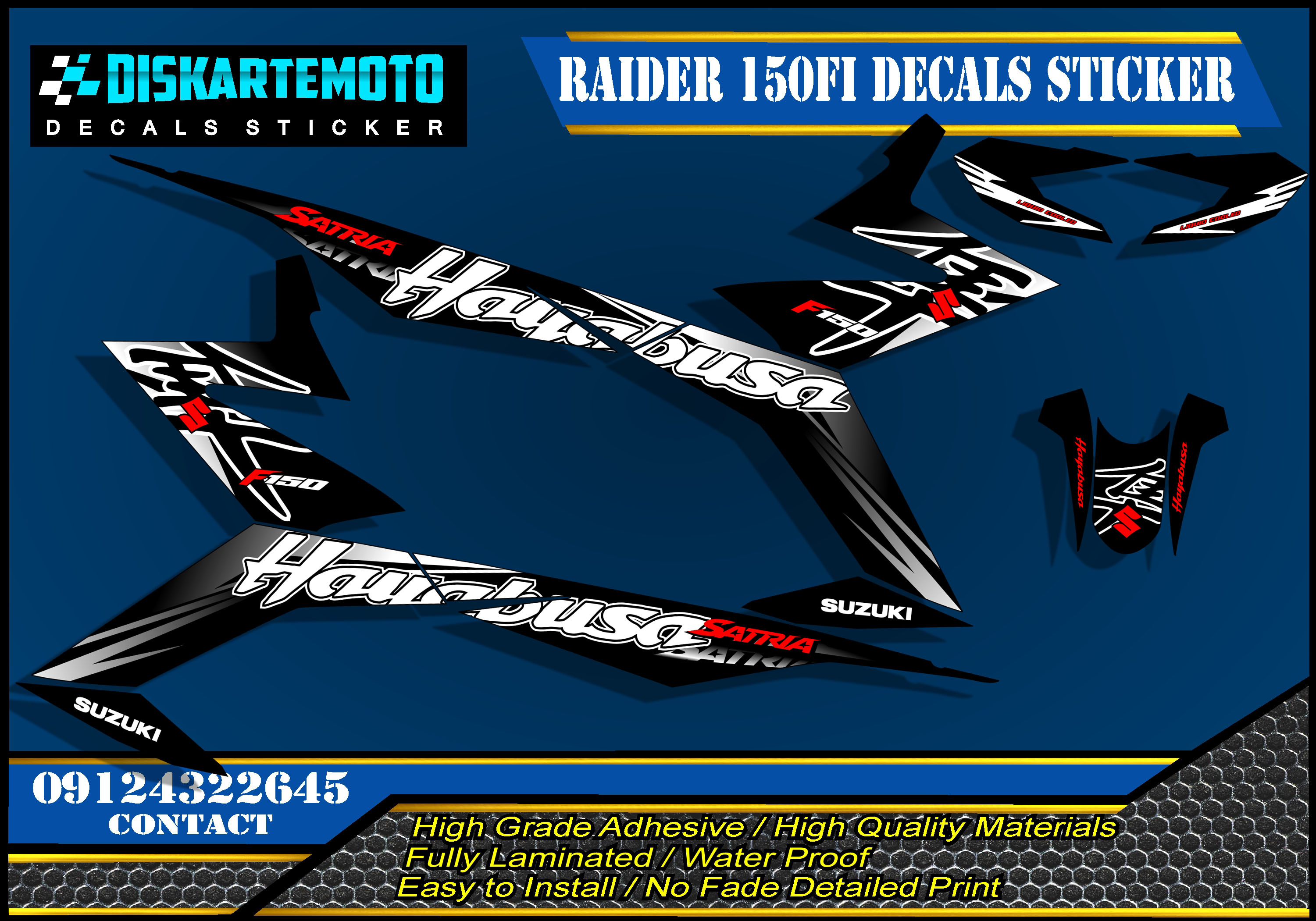 Raider 150 fi Decals sticker Hayabusa Design Lazada PH
