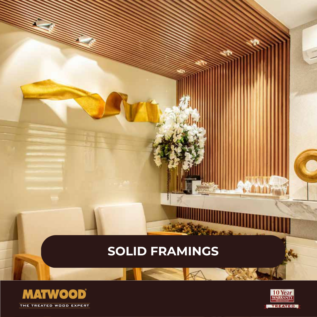 Matimco Matwood Solid Wood Framing S4S 2x2, 2x3 (8 Feet, 10 Feet