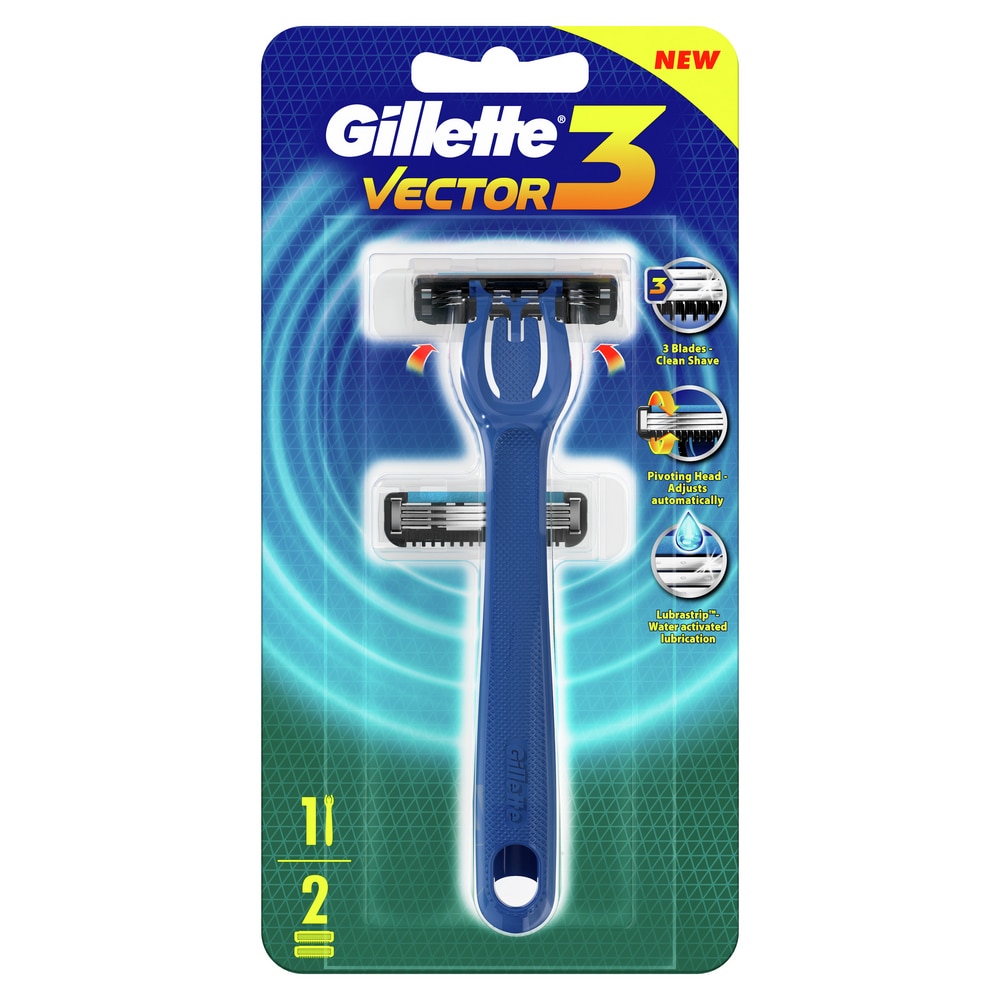 GILLETTE Vector3 Razor 1s | Lazada PH