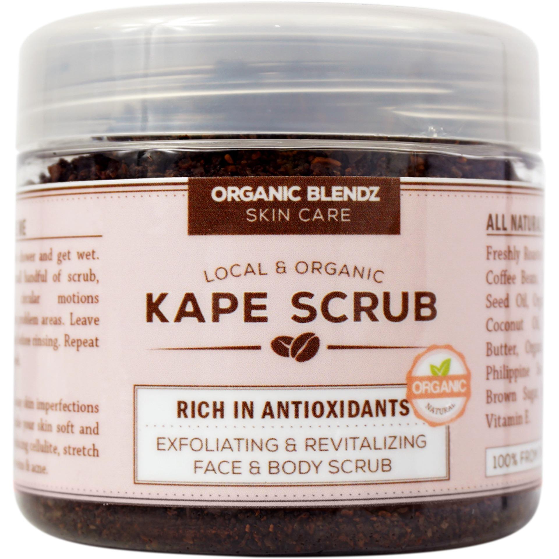 Organic Blendz Kape Scrub Face & Body Coffee Scrub 150mg Lazada PH