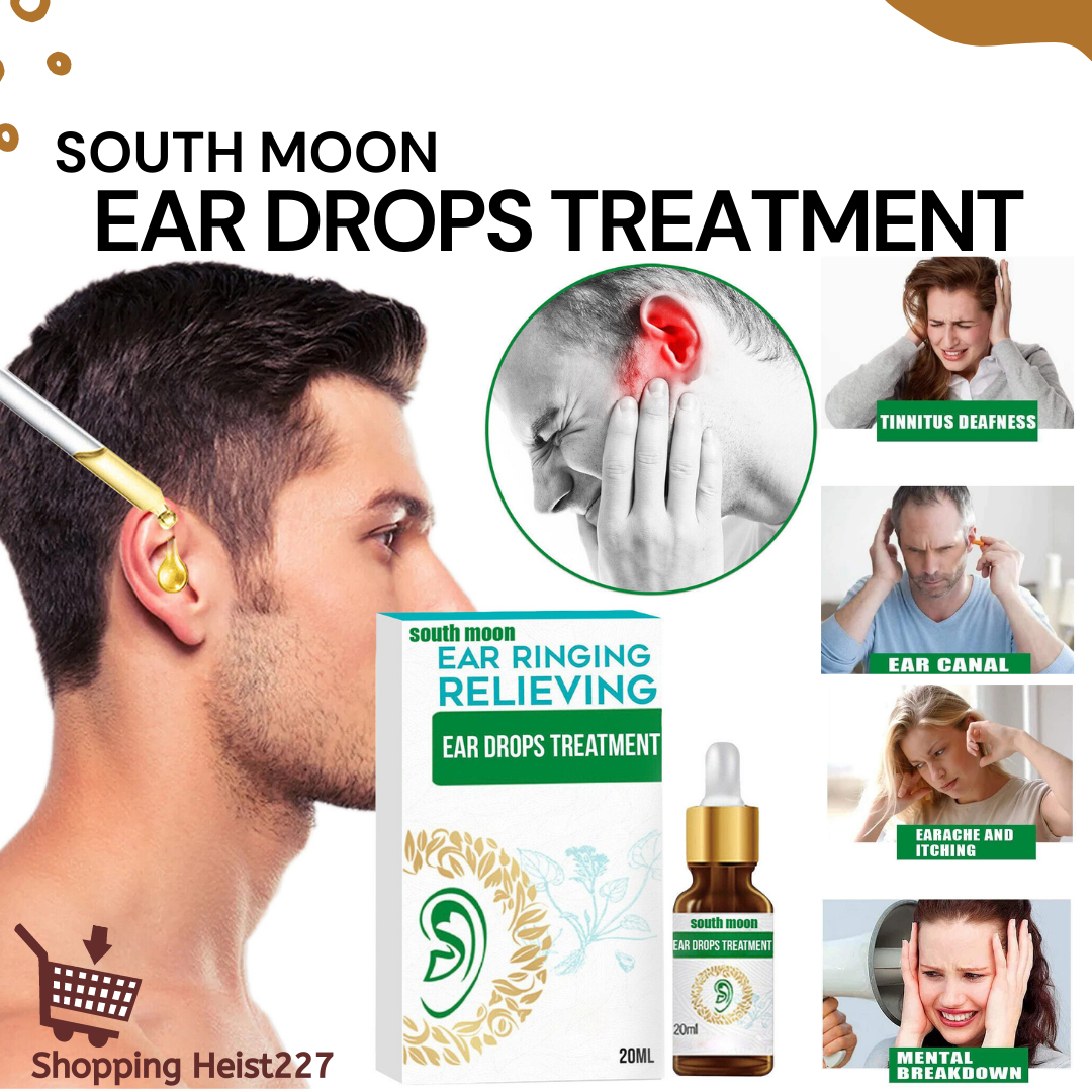 SOUTH MOON-EAR RINGING RELIEVING DROPS Tinnitus Liquid Ear Ringing ...