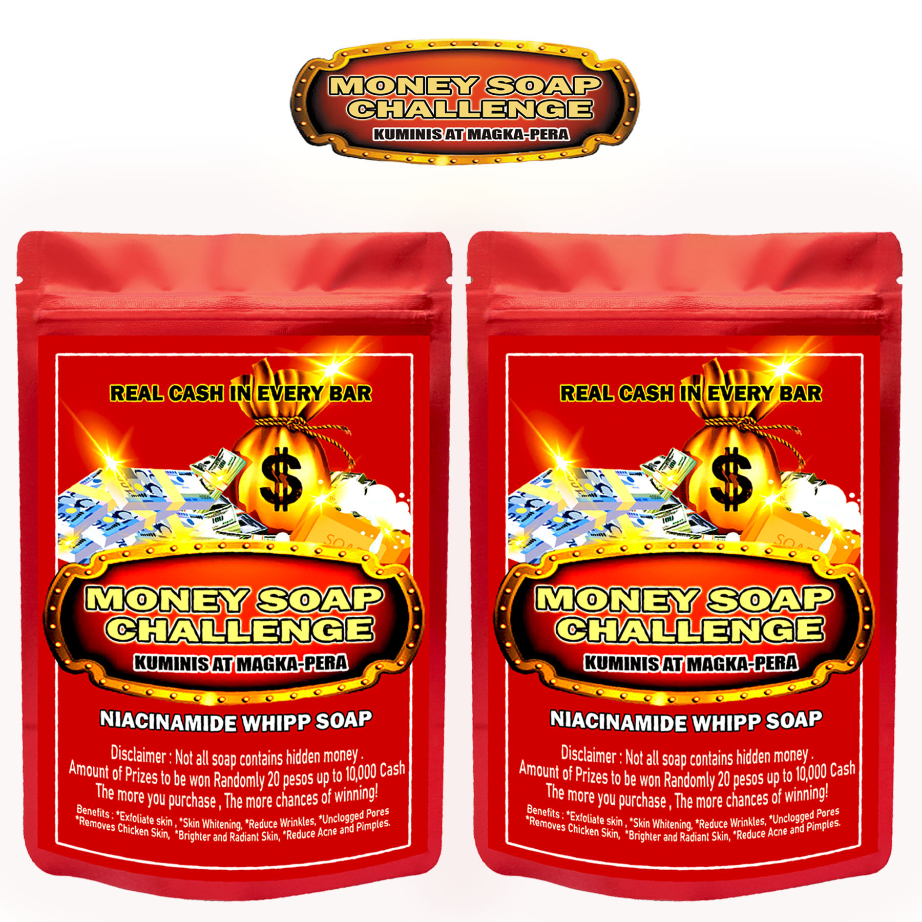 Money Soap Bar: Real Cash in Every Bar!