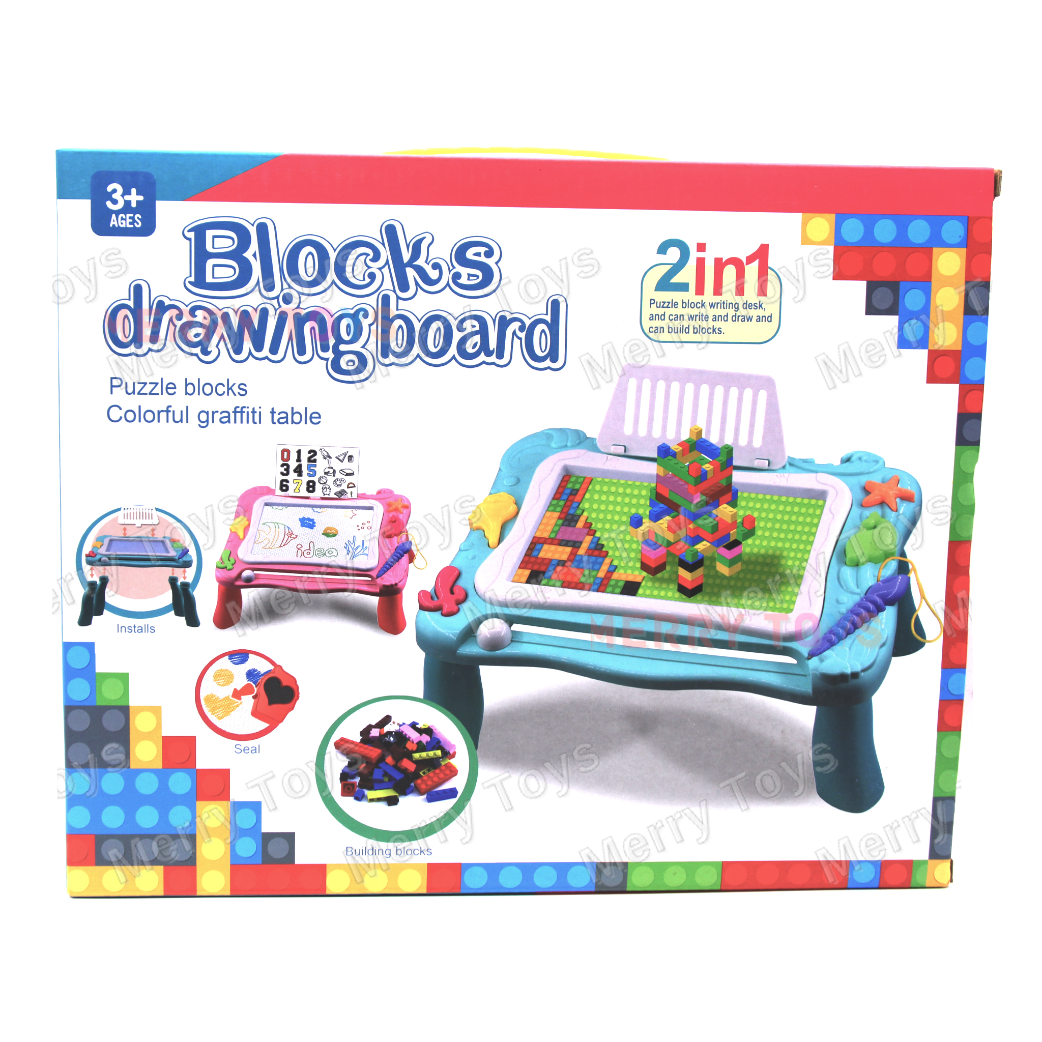 Cartoon Frozen Kids Drawing Board Table Colored Graffiti Drawing Board
